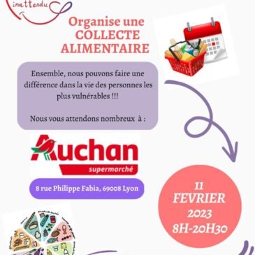 Collectes alimentaires du 11 février 2023 